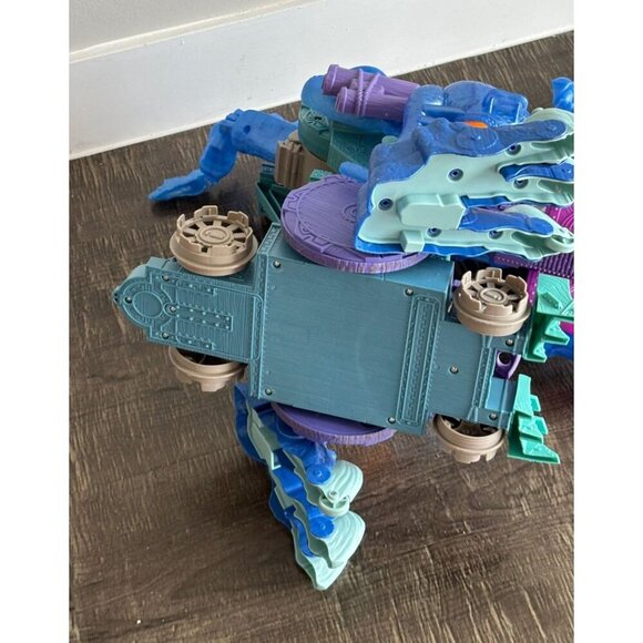 Imaginext Lot Ultra Ice Blue T Rex Dinosaur Pirate Alligator Walking Dino 30x16 - Picture 10 of 11